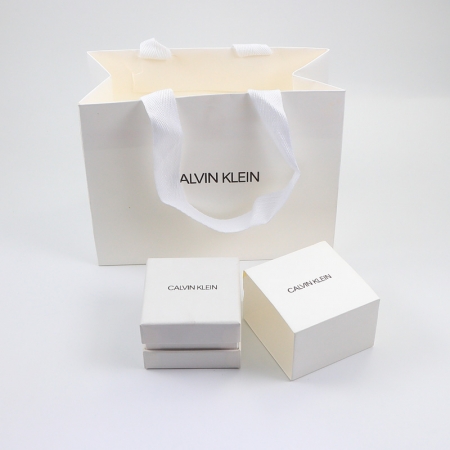 CK 高档项链盒耳环盒手镯盒 logo首饰盒包装盒袋代发