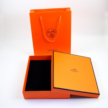 爱马仕 高档项链盒耳环盒手镯盒 logo首饰盒包装盒袋代发
