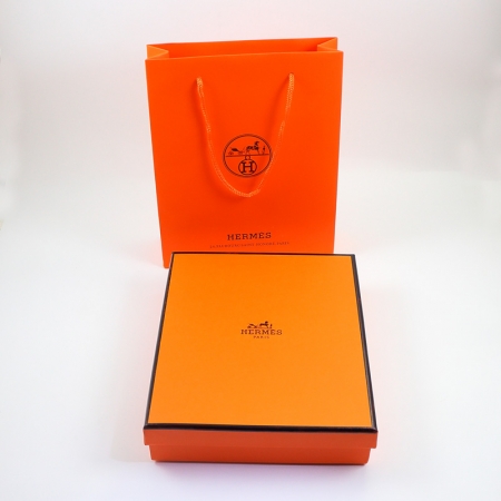 爱马仕 高档项链盒耳环盒手镯盒 logo首饰盒包装盒袋代发