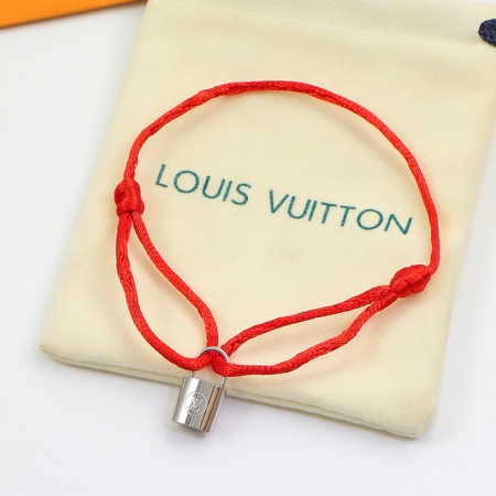 LV立体锁头绳子手链 经典欧美时尚新款钛钢手链情侣饰品批发